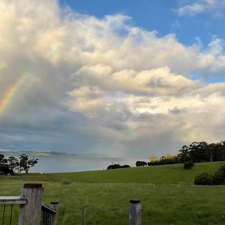 The Woolshed And Farmhouse Blue, Bruny Island Barnes Bay Kültér fotó